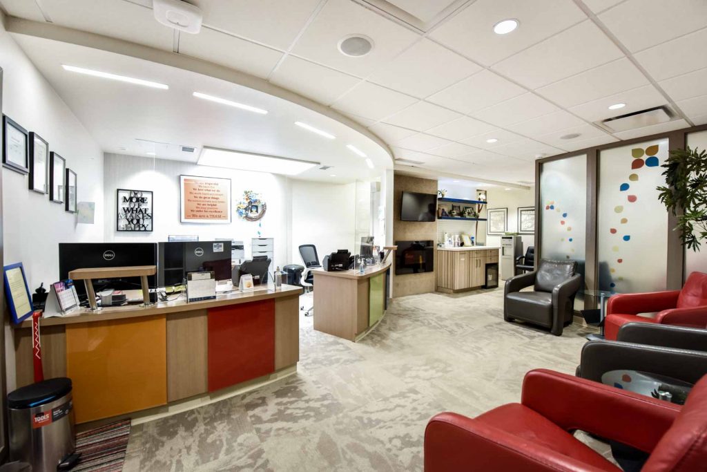 Warm & Welcoming Reception Area | Sana Dental | General & Family Dentist | North Edmonton