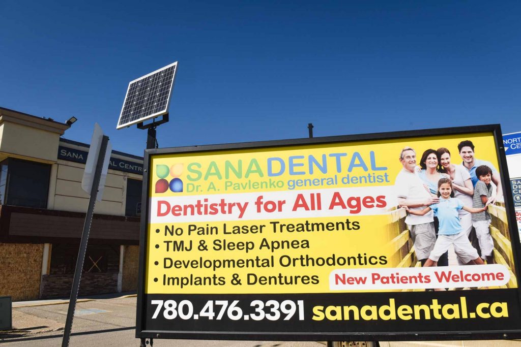 Building Exterior | Sana Dental | General & Family Dentist | North Edmonton