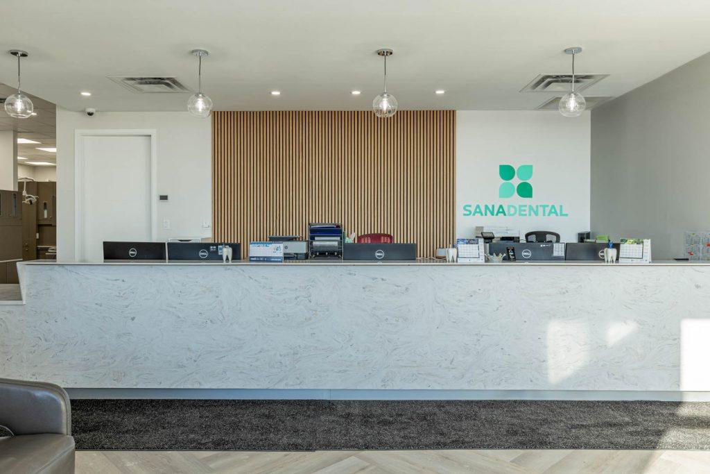 Reception | Edmonton General Dentist | Sana Dental | Edmonton, AB
